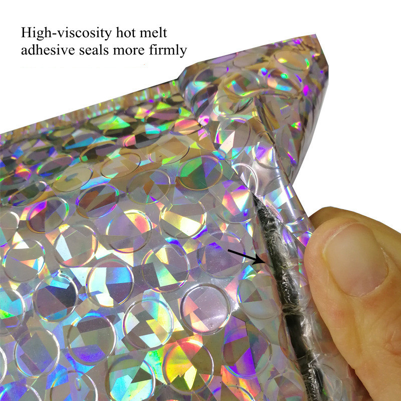 20 kom/set Laser Srebrne omotnice s mjehurićima Mini veličina 8*8+4 cm Poštanska torba Otprema Poklon paketi Vodootporne vrećice s mjehurićima Vrećice