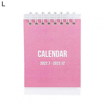 Малък полезен 2023 Лесен за четене Лунен лунен планов календар Преносим настолен календар Декоративен за дома