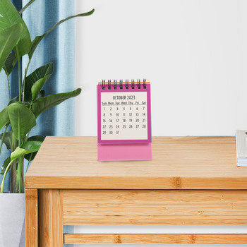 2023 Mini Desk Calendar Small Memo Notebook Miniture Decoration Scheduler Planner Home Decorative Desktop Office