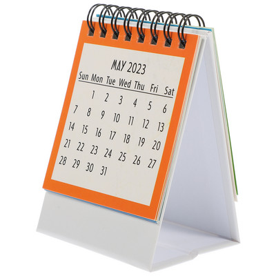 Mini stolni kalendar za 2023. Mala memo bilježnica Minijurni planer za ukrašavanje rasporeda Kućni ukrasni uredski stol