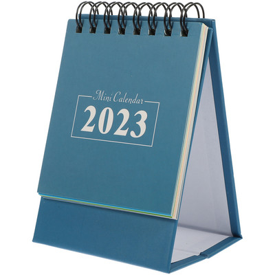 Mini stolni kalendar za 2023. Mala memo bilježnica Minijurni planer za ukrašavanje rasporeda Kućni ukrasni uredski stol