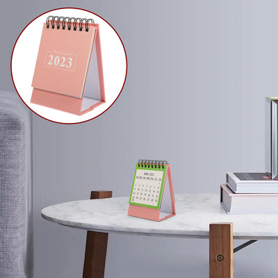 Mini stolni kalendar za 2023. Mala memo bilježnica Minijurni planer za ukrašavanje rasporeda Kućni ukrasni uredski stol