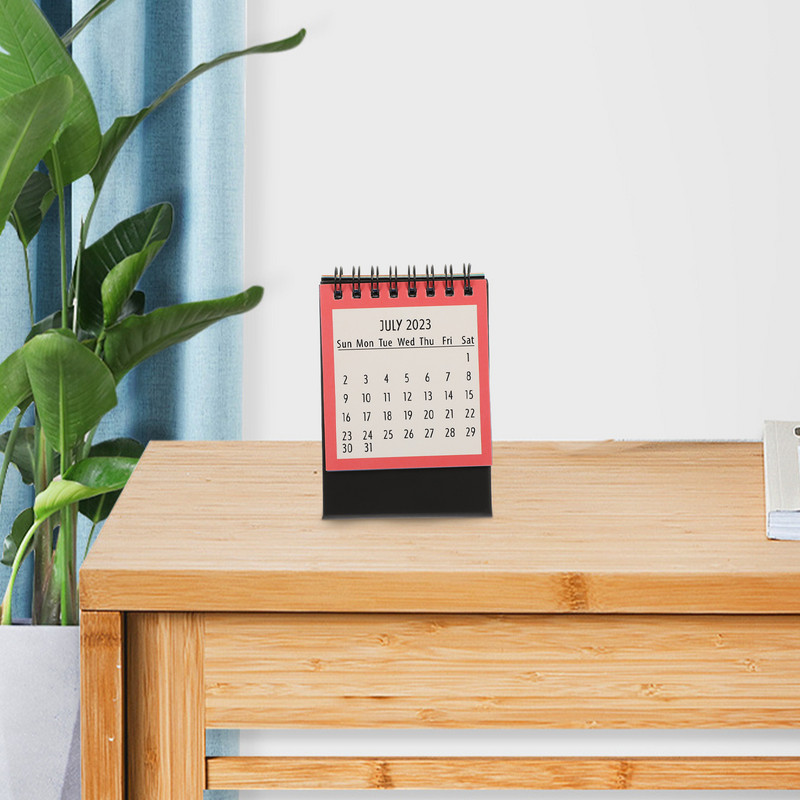 Mini stolni kalendar za 2023. Mala memo bilježnica Minijurni planer za ukrašavanje rasporeda Kućni ukrasni uredski stol