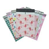 10 bucăți 10x13 inch imprimat Poly Mailer 25,4x33 cm Tote colorate Mix Pattern Poly Mailer Plicuri cu autosigilare Genți de transport poștal