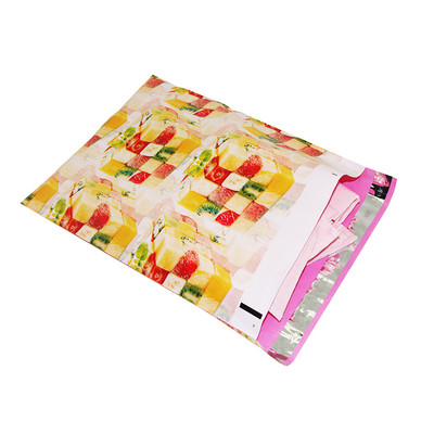 10 bucăți 10x13 inch imprimat Poly Mailer 25,4x33 cm Tote colorate Mix Pattern Poly Mailer Plicuri cu autosigilare Genți de transport poștal