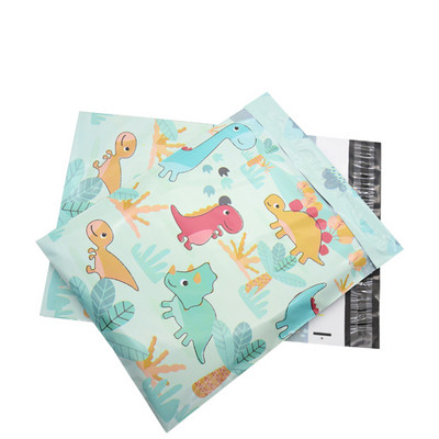 10 bucăți 10x13 inch imprimat Poly Mailer 25,4x33 cm Tote colorate Mix Pattern Poly Mailer Plicuri cu autosigilare Genți de transport poștal