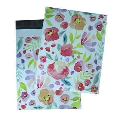 10 bucăți 10x13 inch imprimat Poly Mailer 25,4x33 cm Tote colorate Mix Pattern Poly Mailer Plicuri cu autosigilare Genți de transport poștal