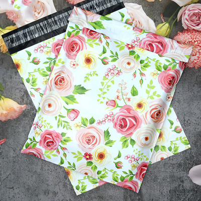 10 bucăți 10x13 inch imprimat Poly Mailer 25,4x33 cm Tote colorate Mix Pattern Poly Mailer Plicuri cu autosigilare Genți de transport poștal