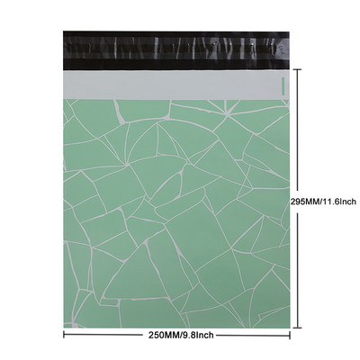 10 bucăți 10x13 inch imprimat Poly Mailer 25,4x33 cm Tote colorate Mix Pattern Poly Mailer Plicuri cu autosigilare Genți de transport poștal
