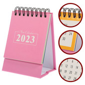 2023 Mini Desk Calendar Memo Notebook Decorative Desktop Small Schedule Planner Office