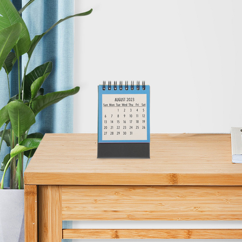 2023 Mini Desk Calendar Memo Notebook Decorative Desktop Small Schedule Planner Office