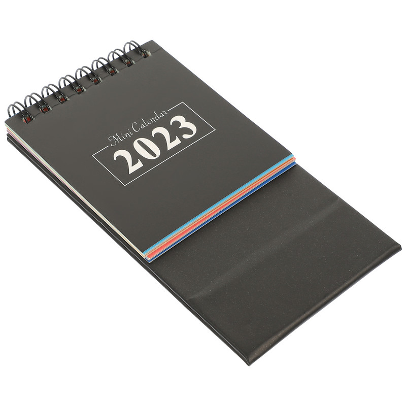 2023 Mini Desk Calendar Memo Notebook Decorative Desktop Small Schedule Planner Office