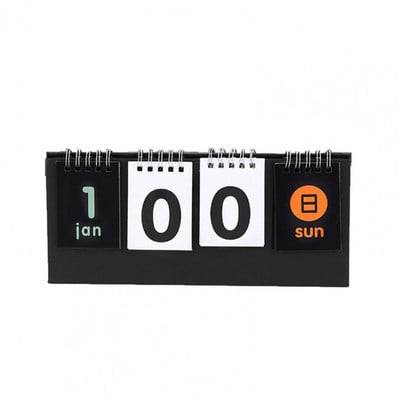 Mini kalendar s odbrojavanjem Prijenosni podebljani papir Prozirni ispis Home Decor Stolni kalendar Podsjetnik Stolni kalendar