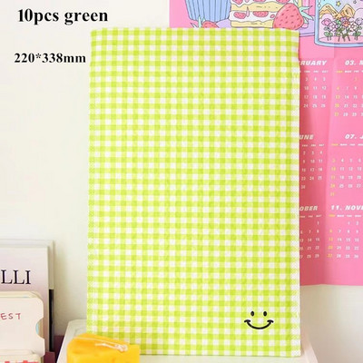 10 ks/lot roztomilých usmievavých bublinových obálok, prepravných tašiek na oblečenie, šperky, potreby pre malé firmy 220 * 338 mm