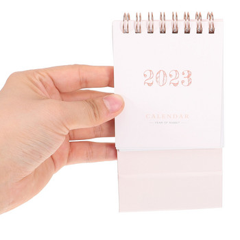 Настолен календар за 2023 г. Домашен малък 2022-2023 г. Настолен орнамент с намотки за офис консумативи Календари