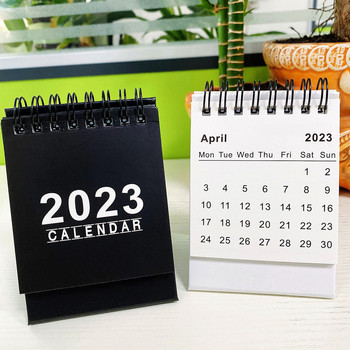 Mini Desk Calendar 2023 Αναλώσιμα γραφείου Μικρό σημειωματάριο Απλό σημείωμα Desktop Paper Student Planner