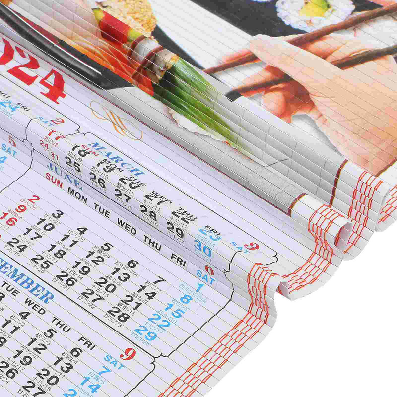 Lunarni novogodišnji kalendar Zidni novogodišnji festivalski zidni kalendar Lunarni kalendar za 2024. Veliki zidni kalendar za 2024. za spavaću sobu restorana