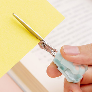 Cute Paw Scissor Folding Design Φορητό μέγεθος έγχρωμο κόφτης για χάρτινο ημερολόγιο Δημιουργικό επιστολόχαρτο Γραφείο Σχολικό Δώρο Α6644