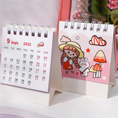 Calendar de birou Design atrăgător de desene animate colorate 2023 Calendar de birou în picioare pentru calendar de birou Calendar de birou