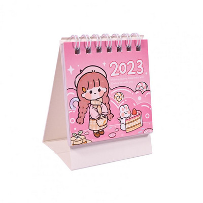 Calendar de birou Design atrăgător de desene animate colorate 2023 Calendar de birou în picioare pentru calendar de birou Calendar de birou