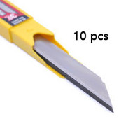 10 komada, jedna kutija, pomoćni nož, zamjenska oštrica, trimer, skulptura, nova pomoćna oštrica, univerzalna pomoćna oštrica