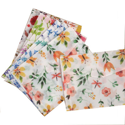 10 kom/lot 12,5*17,5 prozirna omotnica poseban papir sa sumpornom kiselinom s ispisom u boji omotnica svježa omotnica Školski pribor