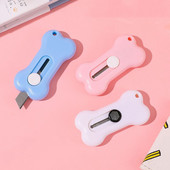 1 gabalas Lytwtw's Kawaii Mini Pocket Bone INS Utility Knife Box Peilis Popieriaus pjaustytuvas Amatų vyniojimo raštinės reikmenys