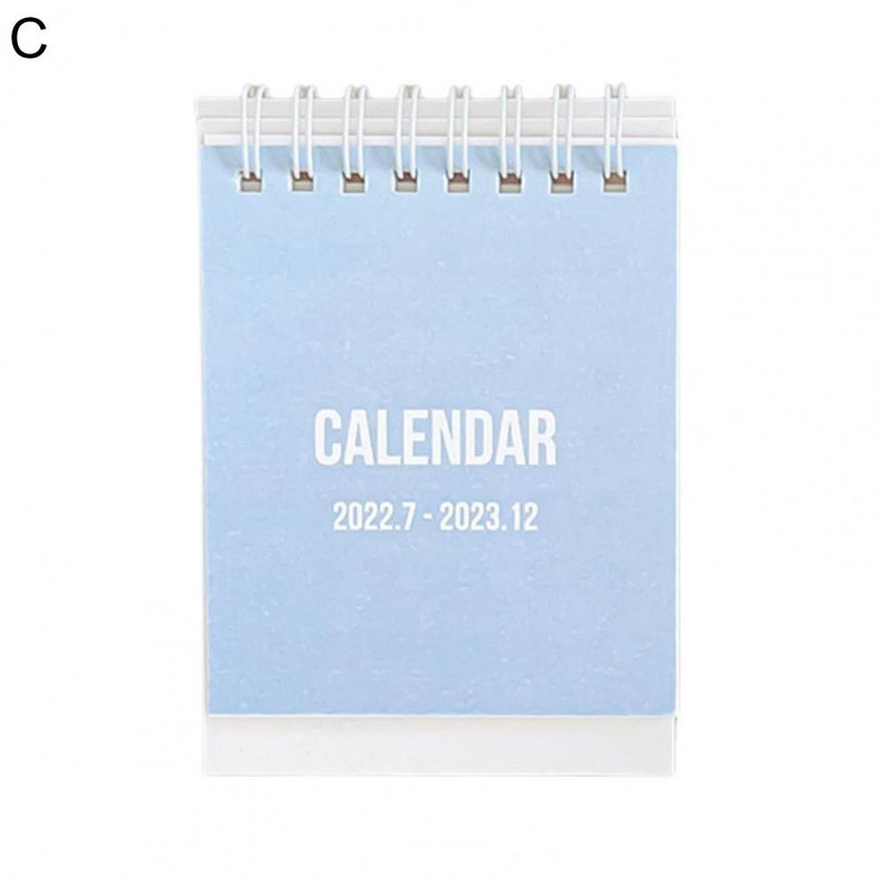 Kalendorius Dekoratyvinis ir neplyštantis dienos grafikas 2023 m. paprastas stalo dienoraštis Mini mėnesio kalendorius darbalaukio kalendorius biurui