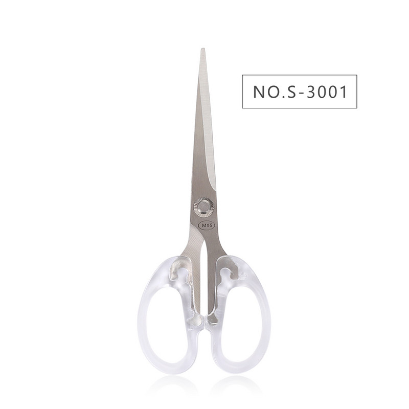 JIANWU 1gb Vienkāršība Caurspīdīgs Rokturis Kancelejas preces Šķēres Mājas mēbelēm Mīksts Dekors Žurnālu griešanas Instrumenti Biroja piederumi