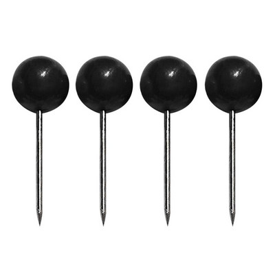 100 de bucăți împingere cu cap rotund pentru hartă cu vârf din inox pentru birou, acasă, artizanat, marcare DIY (roșu)