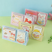 2022 m. „Rabbit Strawberry Kingdom“ serijos užrašų knygelės stalinis kalendorius 365 dienų dienos atmintinės Tvarkaraščio lentelės planavimo priemonė 2021.9–2022.12