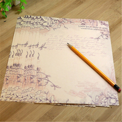 10 τεμ. Vintage Μήνυμα Γραφείου Γράψιμο σετ Επιστολών σε Ευρωπαϊκό Χάρτινο Φάκελο Αγάπης Φάκελος Σχολική Χαρτικά