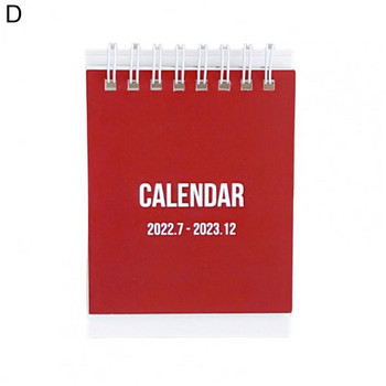 Полезен преносим плавно обръщане на страници 2023 Училищни офис консумативи Настолен календар за офис Мини календар Настолен календар