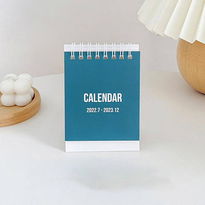 Χρήσιμα φορητά ομαλή σελίδα Turning 2023 School Supplies Desktop Calendar for Office Mini Calendar Desk Calendar