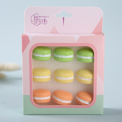 MOGII Rechizite școlare și de birou Ace de papetărie creative Ace de împingere în formă de macaron Chinte decorative drăguțe pentru tablă de plută