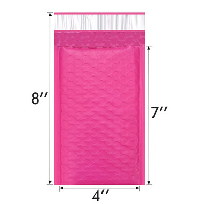 10PCS Printed 4x7inch Poly Bubble Mailer 12x18CM Podstavljena omotnica samozapečaćena poštanska torba omotnica s mjehurićima Poštanska torba Torba za otpremu