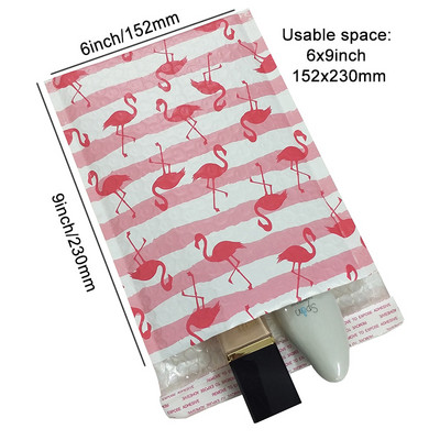 10PCS Printed 4x7inch Poly Bubble Mailer 12x18CM Podstavljena omotnica samozapečaćena poštanska torba omotnica s mjehurićima Poštanska torba Torba za otpremu