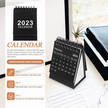 Κομψό διακοσμητικό πολλαπλών χρήσεων Year Of The Rabbit Calendar Μηνιαίο Ημερολόγιο Desktop Decor Coil Calendar for Office Home Dorm
