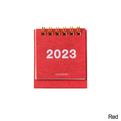 1PC Paprastas INS Style Retro 2023 kalendorius Kūrybinis planuotojas Dekoravimo stalo kalendorius Paprastas stalinis dienoraštis Mokyklos biuro reikmenys