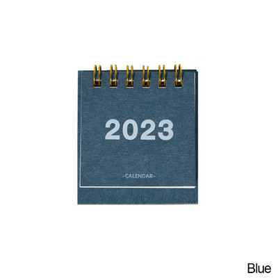 1PC Paprastas INS Style Retro 2023 kalendorius Kūrybinis planuotojas Dekoravimo stalo kalendorius Paprastas stalinis dienoraštis Mokyklos biuro reikmenys