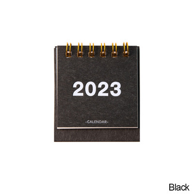 1PC Paprastas INS Style Retro 2023 kalendorius Kūrybinis planuotojas Dekoravimo stalo kalendorius Paprastas stalinis dienoraštis Mokyklos biuro reikmenys