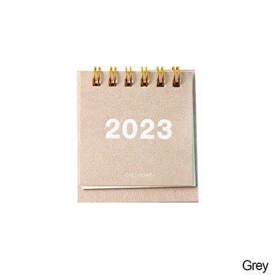 1PC Paprastas INS Style Retro 2023 kalendorius Kūrybinis planuotojas Dekoravimo stalo kalendorius Paprastas stalinis dienoraštis Mokyklos biuro reikmenys