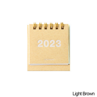 1PC Paprastas INS Style Retro 2023 kalendorius Kūrybinis planuotojas Dekoravimo stalo kalendorius Paprastas stalinis dienoraštis Mokyklos biuro reikmenys