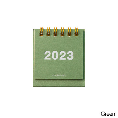 1PC Paprastas INS Style Retro 2023 kalendorius Kūrybinis planuotojas Dekoravimo stalo kalendorius Paprastas stalinis dienoraštis Mokyklos biuro reikmenys