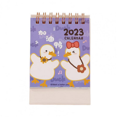 Stolni kalendar Prijenosni prijenosni ukrasni 2023 Stojeći stolni kalendar za Office 2023 kalendar Mini kalendar