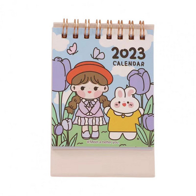 Stolni kalendar Prijenosni prijenosni ukrasni 2023 Stojeći stolni kalendar za Office 2023 kalendar Mini kalendar