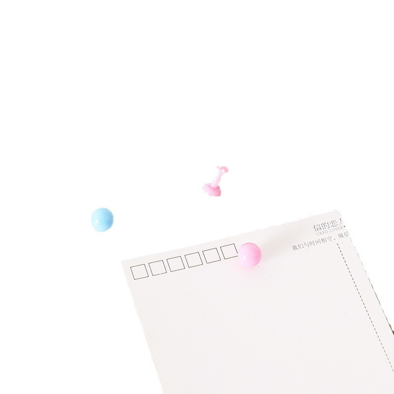 50 τεμ/κιβώτιο Χρώμα Macaroon Mini Push Pins Thumb Thumbtack Pins Σχέδιο φωτογραφιών καρφιά τοίχου Σχολικά είδη γραφείου