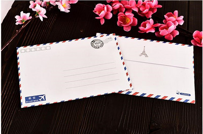 Coloffice 10PCS/Lot Velika razglednica Pismo Tiskanica Papirna kraft omotnica Vintage novčanik omotnica Za studente Školski uredski dar