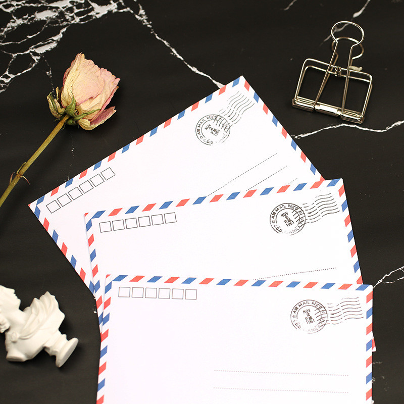 Coloffice 10PCS/Lot Velika razglednica Pismo Tiskanica Papirna kraft omotnica Vintage novčanik omotnica Za studente Školski uredski dar