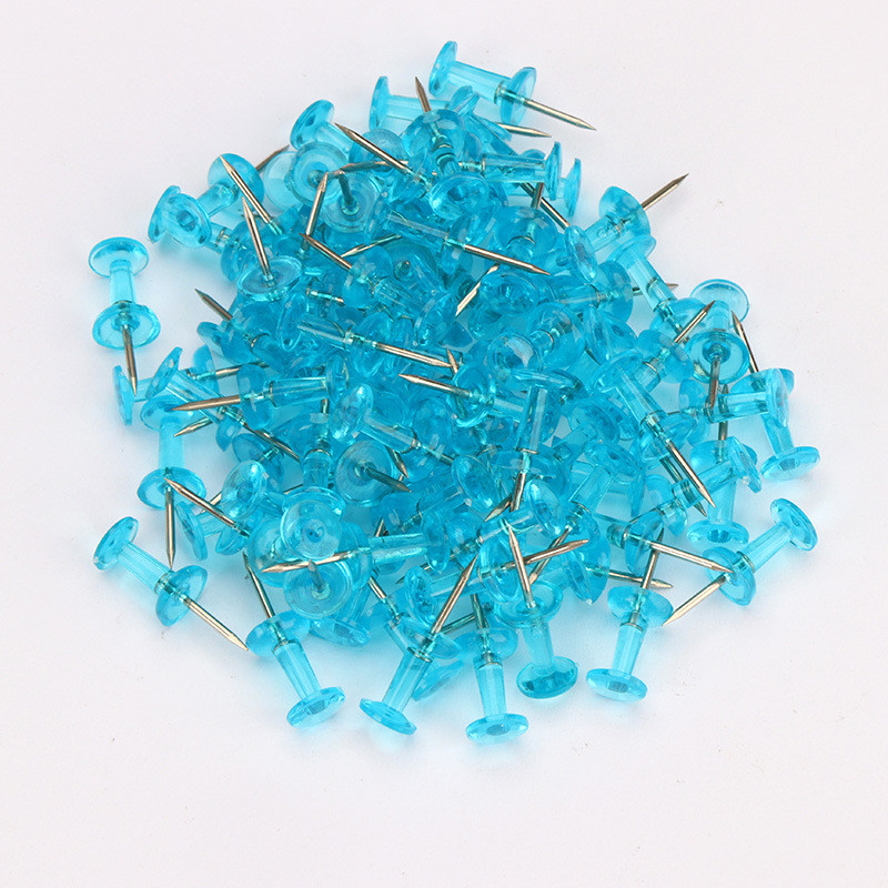 100 komada plastičnog pluta u različitim bojama, igle za guranje ploče, ubod za crtanje, zidne zakovice za fotografije Uredski pribor za školu